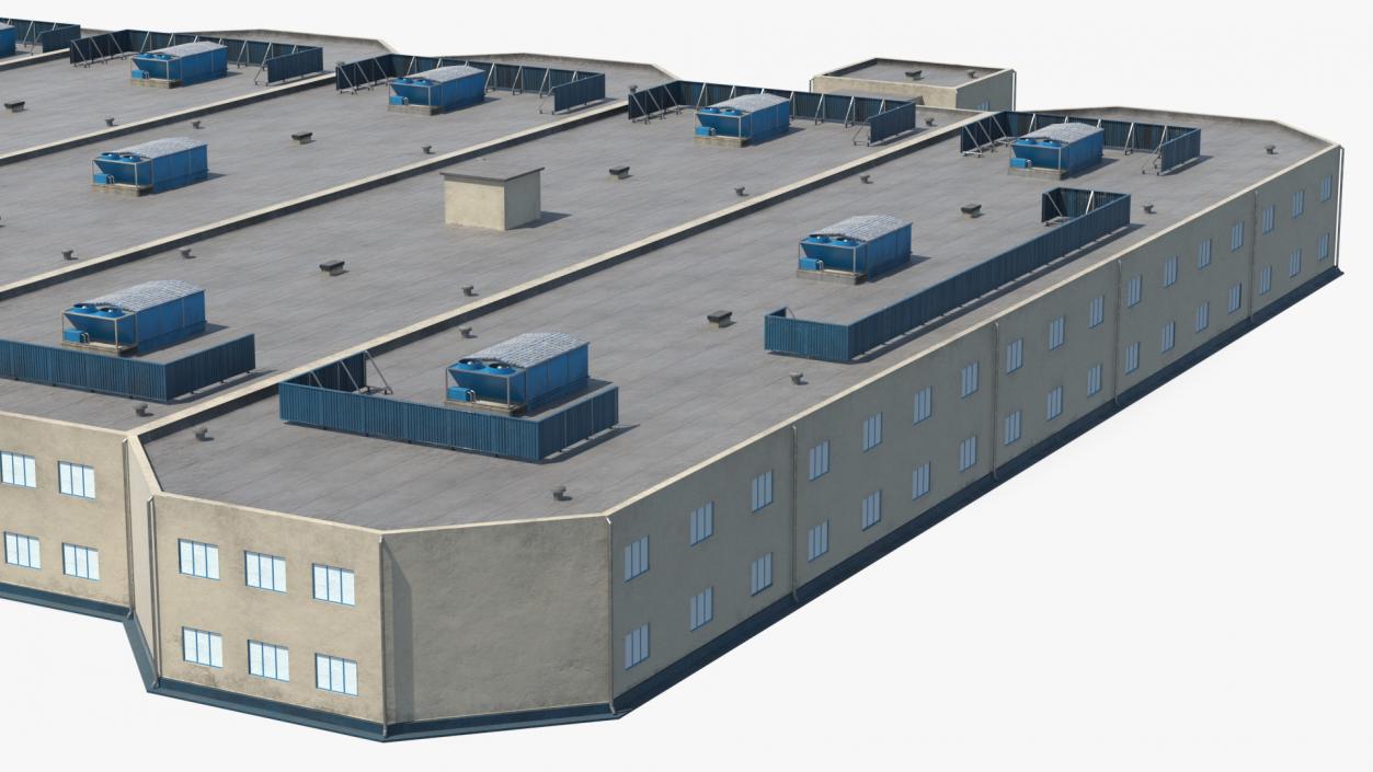 3D Industrial Building 2