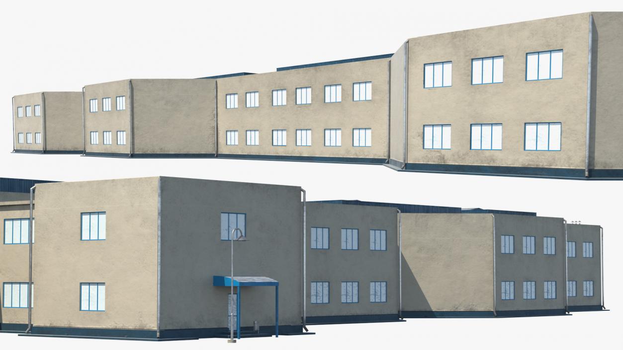 3D Industrial Building 2