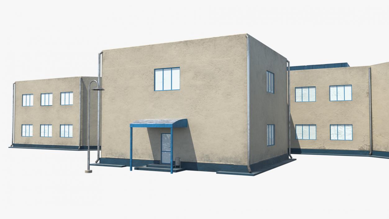 3D Industrial Building 2