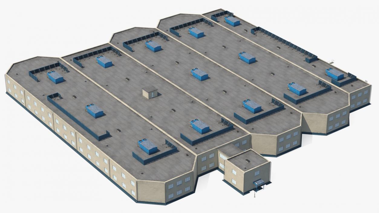 3D Industrial Building 2