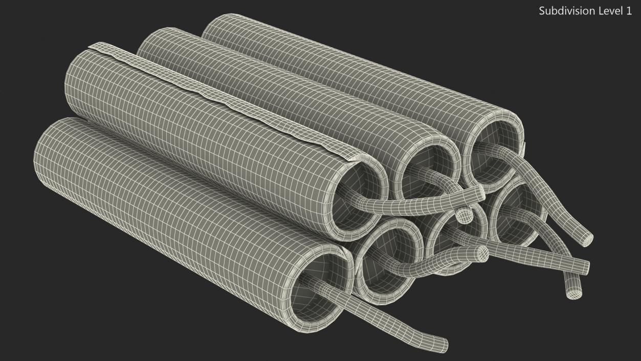 3D model Dynamite Sticks