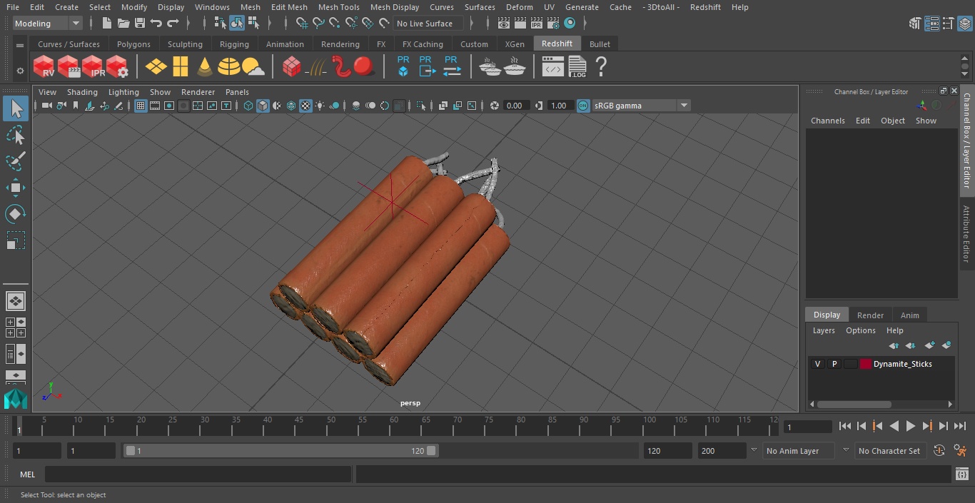 3D model Dynamite Sticks