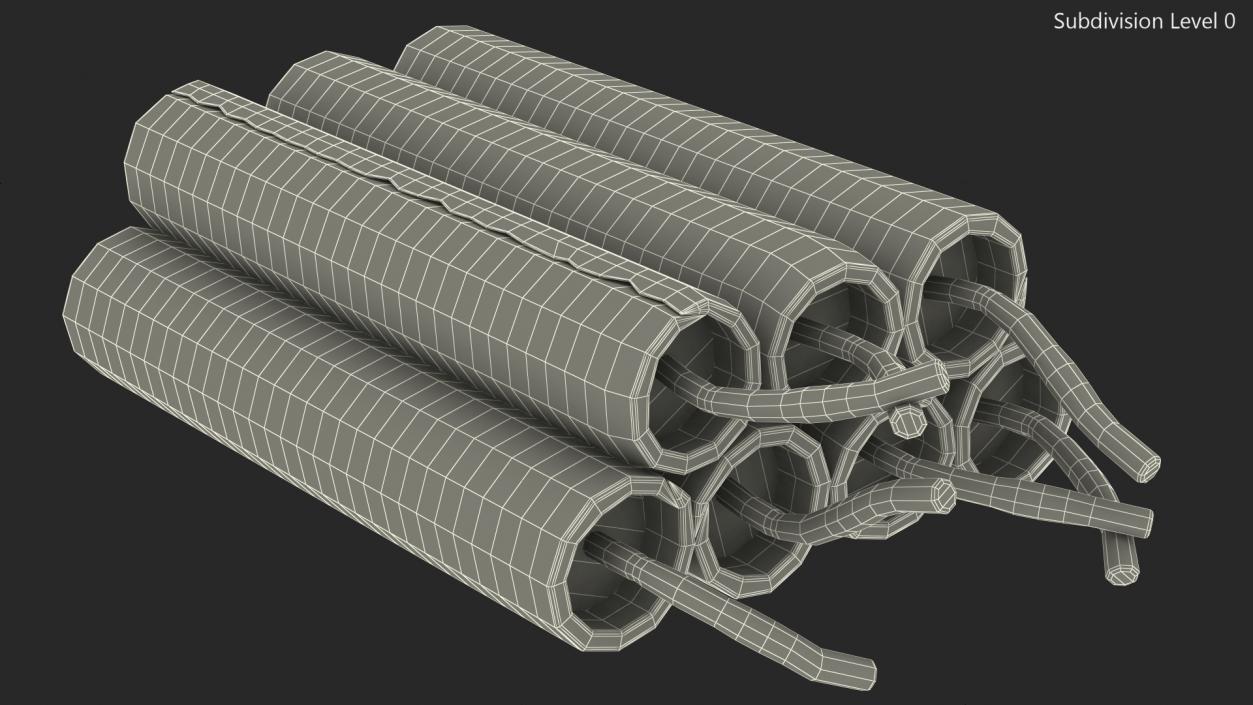 3D model Dynamite Sticks