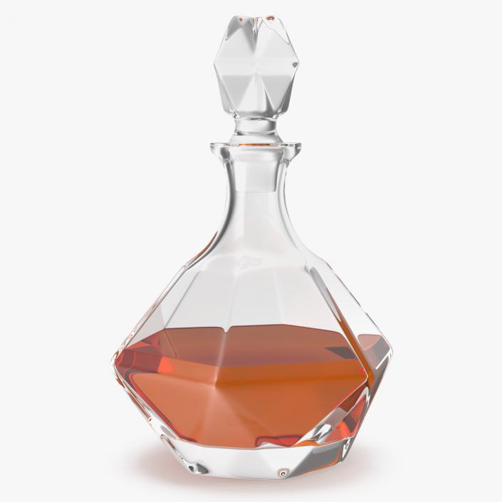 Glass Whiskey Decanter 3D