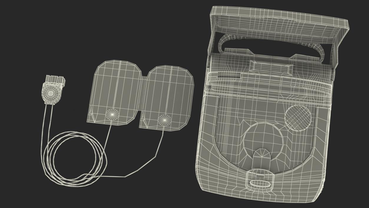 Physio Control Lifepak CR Plus AED 3D model