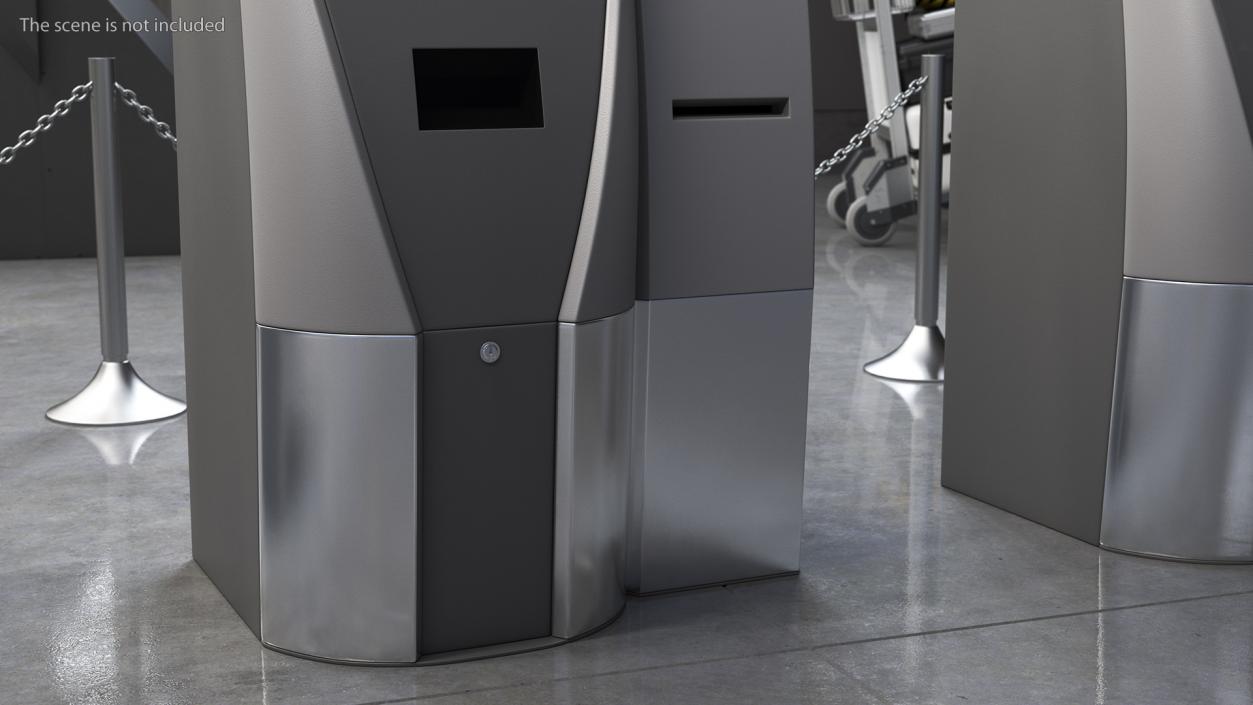 3D model Emirates Self Check In Machine