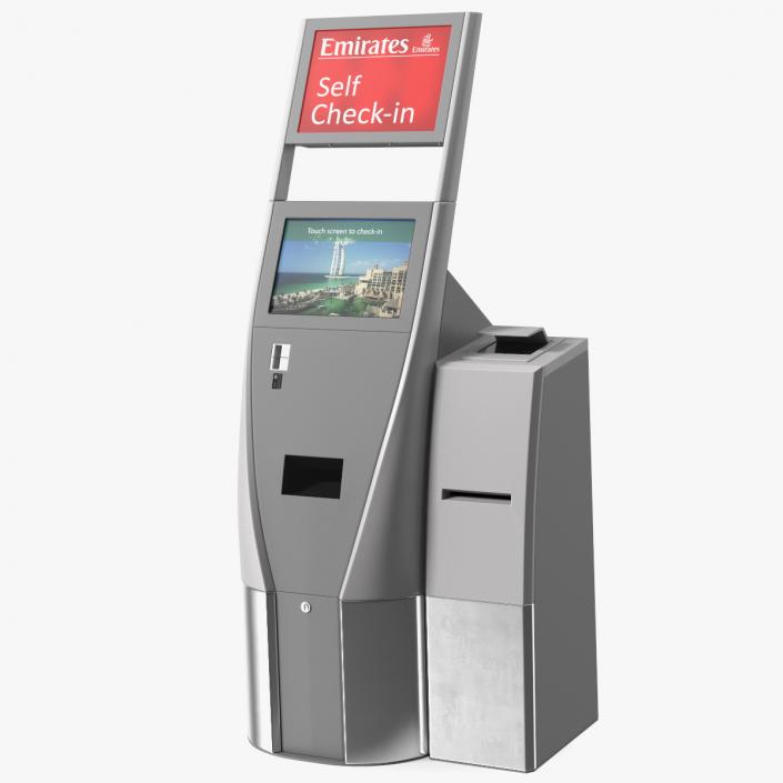 3D model Emirates Self Check In Machine