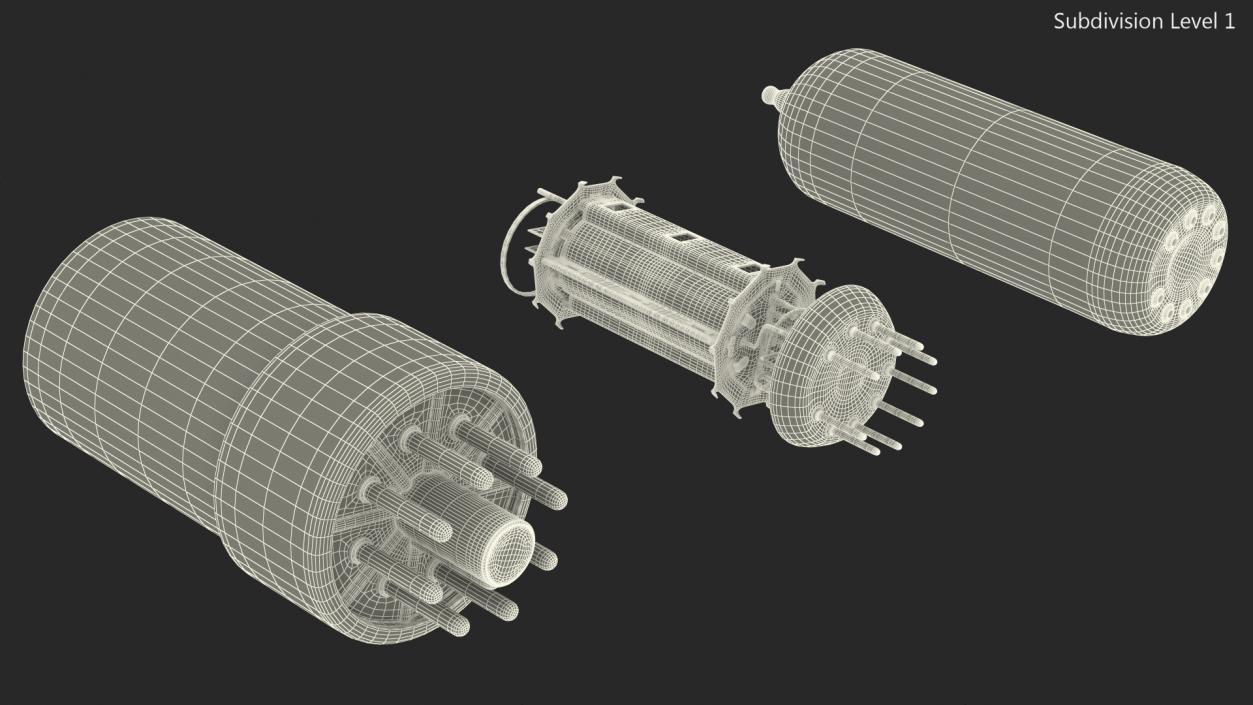 3D Tube Converter YJC with EL84 Tube model