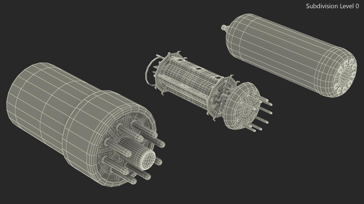 3D Tube Converter YJC with EL84 Tube model