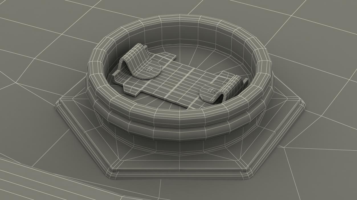 3D Old Radioactive Waste Barrel model