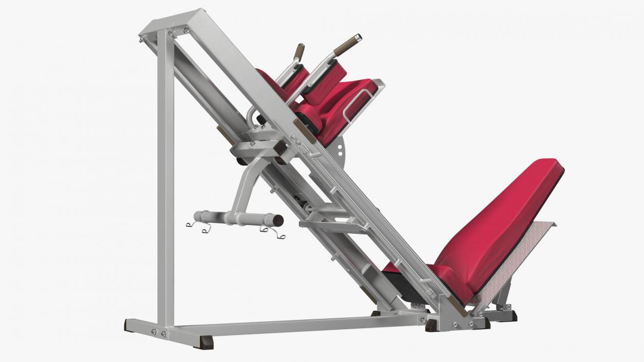 Linear 45 Degree Leg Press Machine 3D model