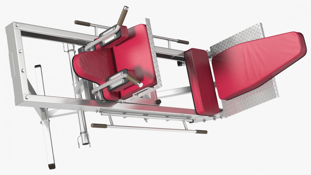 Linear 45 Degree Leg Press Machine 3D model