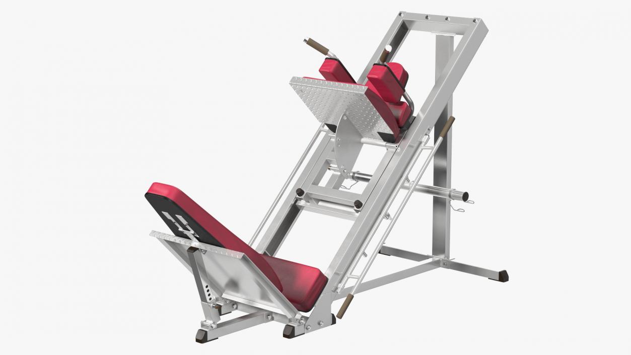 Linear 45 Degree Leg Press Machine 3D model