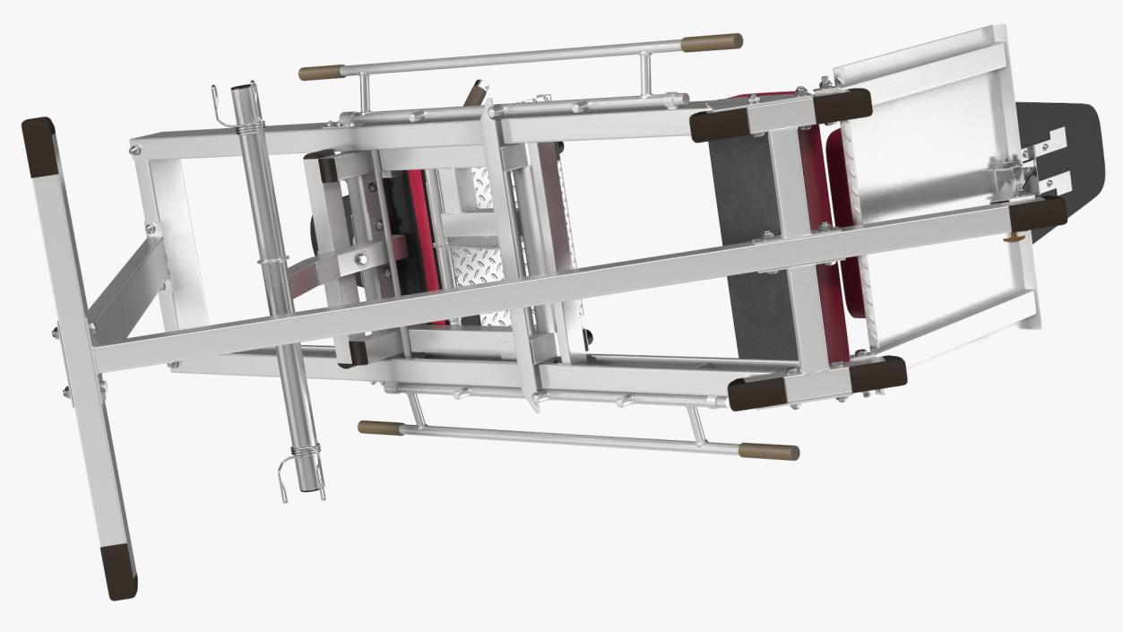 Linear 45 Degree Leg Press Machine 3D model