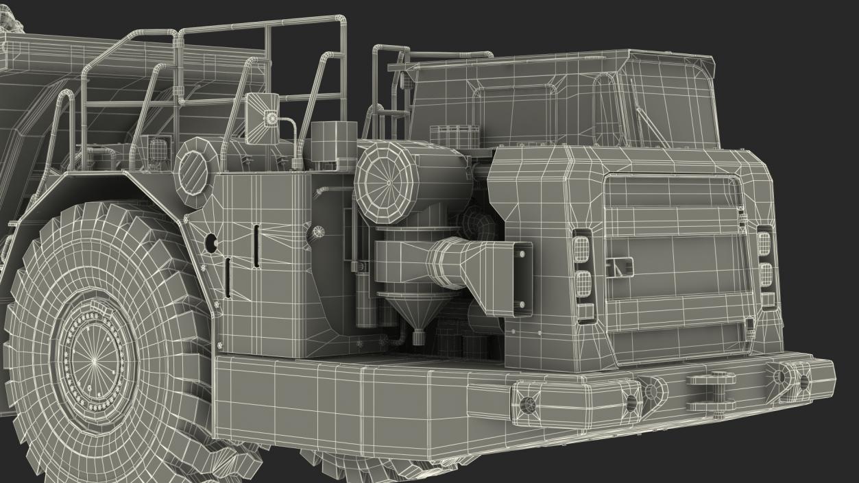 Underground Truck With Coal 3D