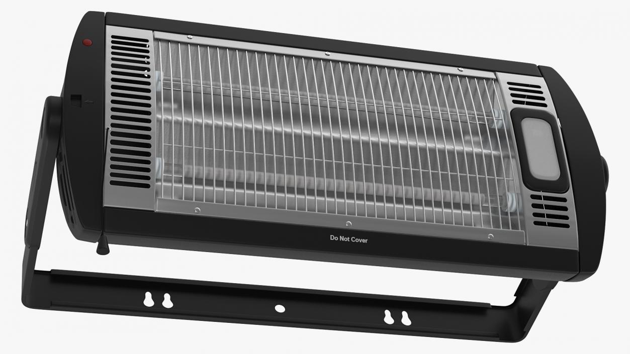 Wall Mount Quartz Tube Heater 3D model