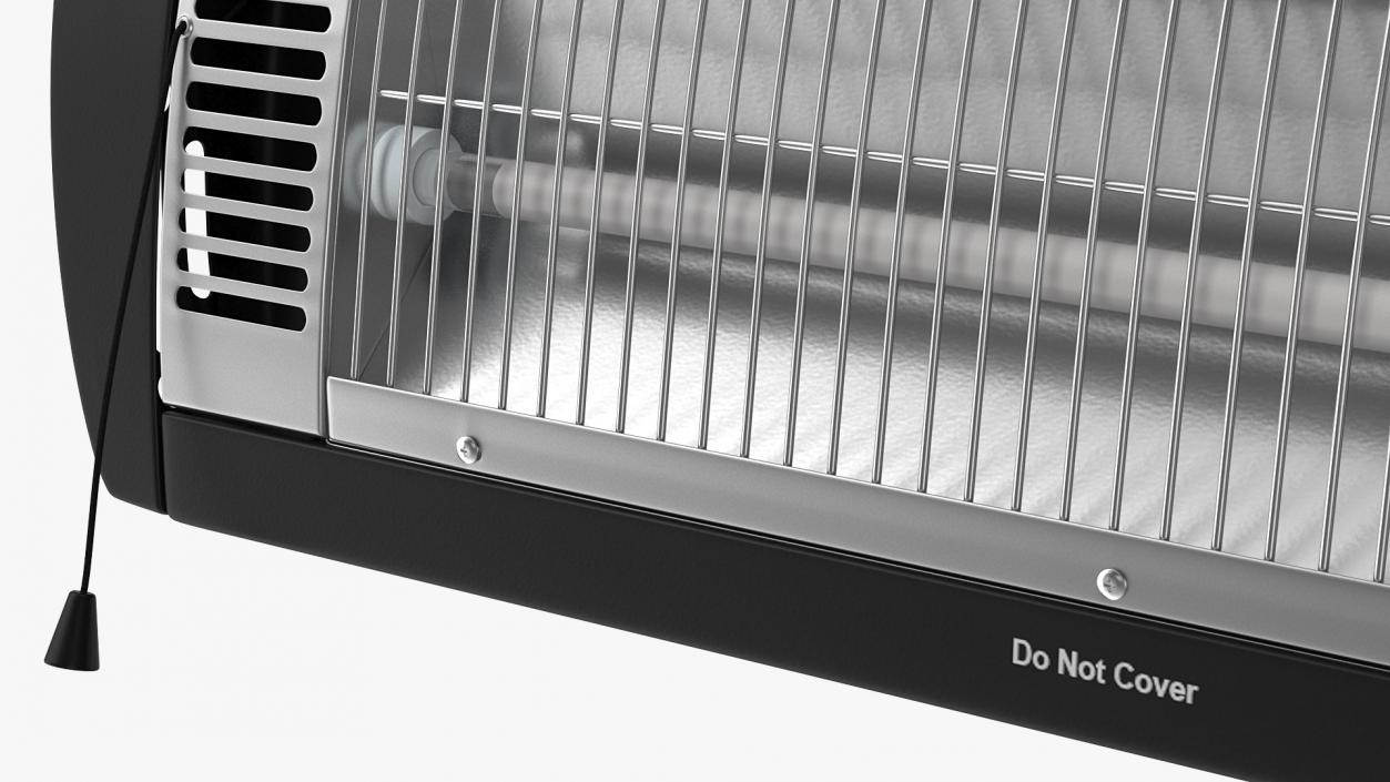 Wall Mount Quartz Tube Heater 3D model