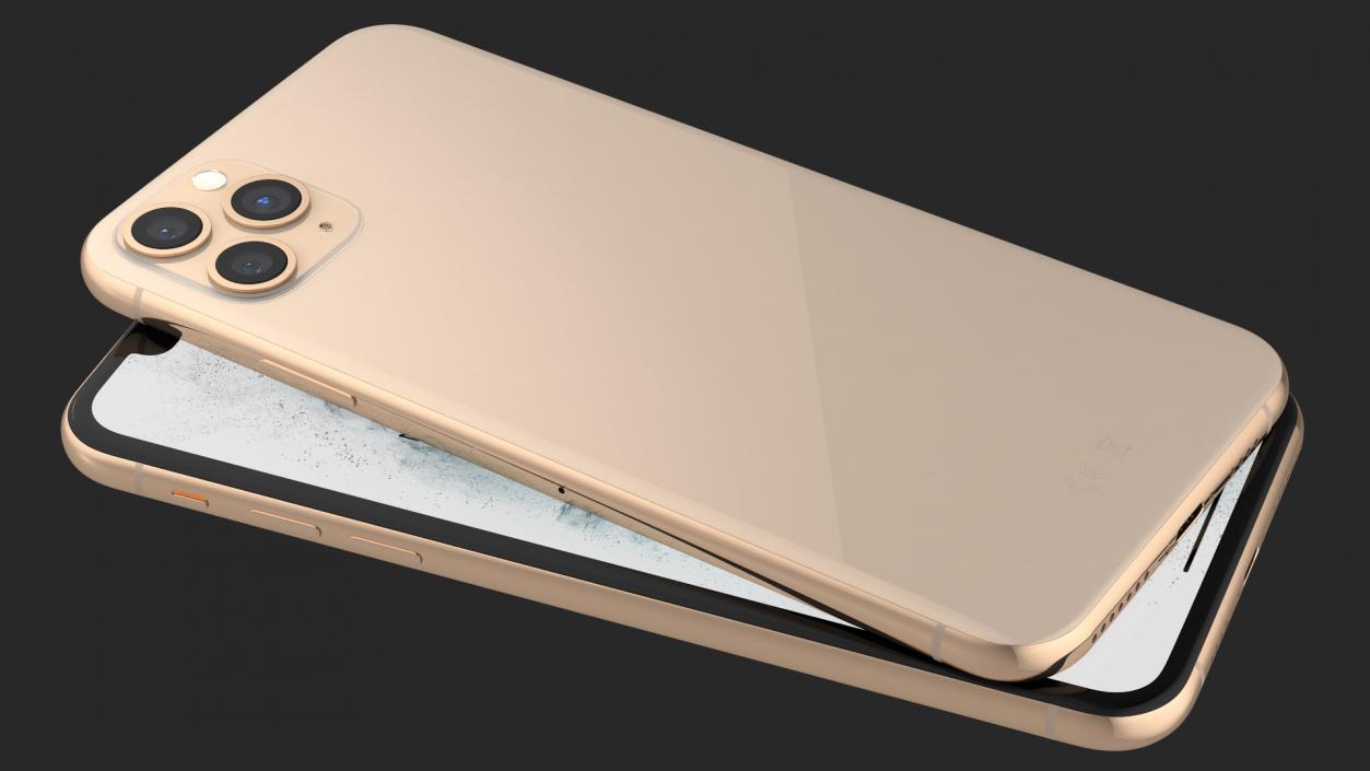 Golden Smartphone 3D