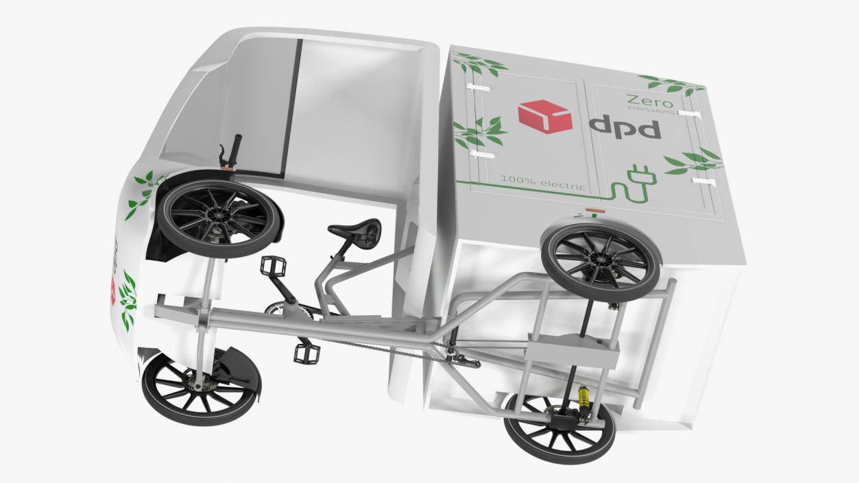 3D DPD Cargo Bike EAV model