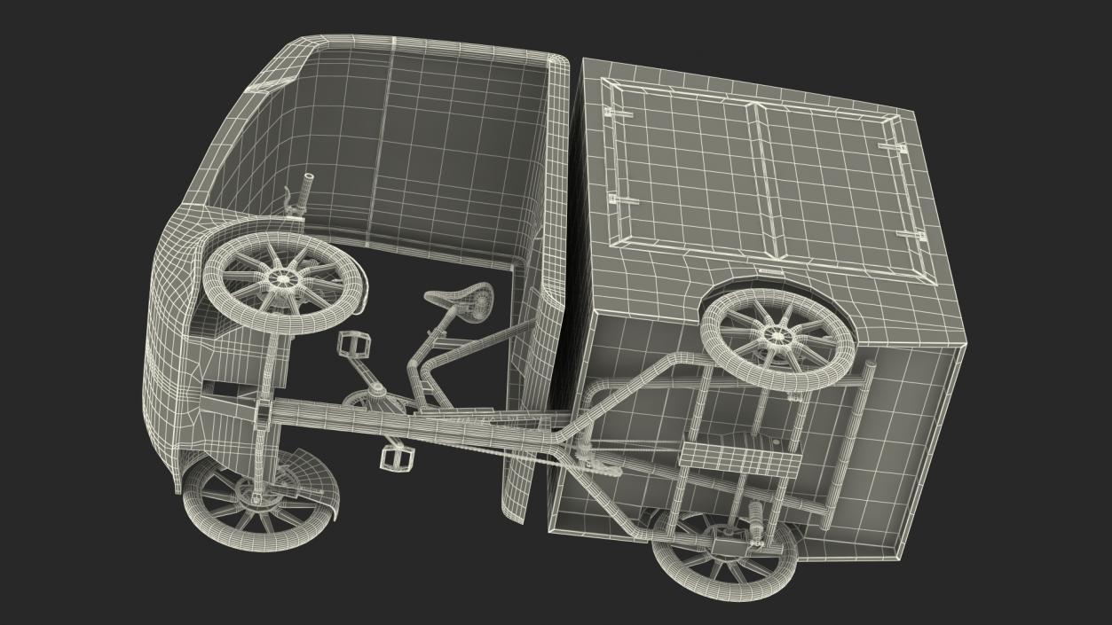 3D DPD Cargo Bike EAV model