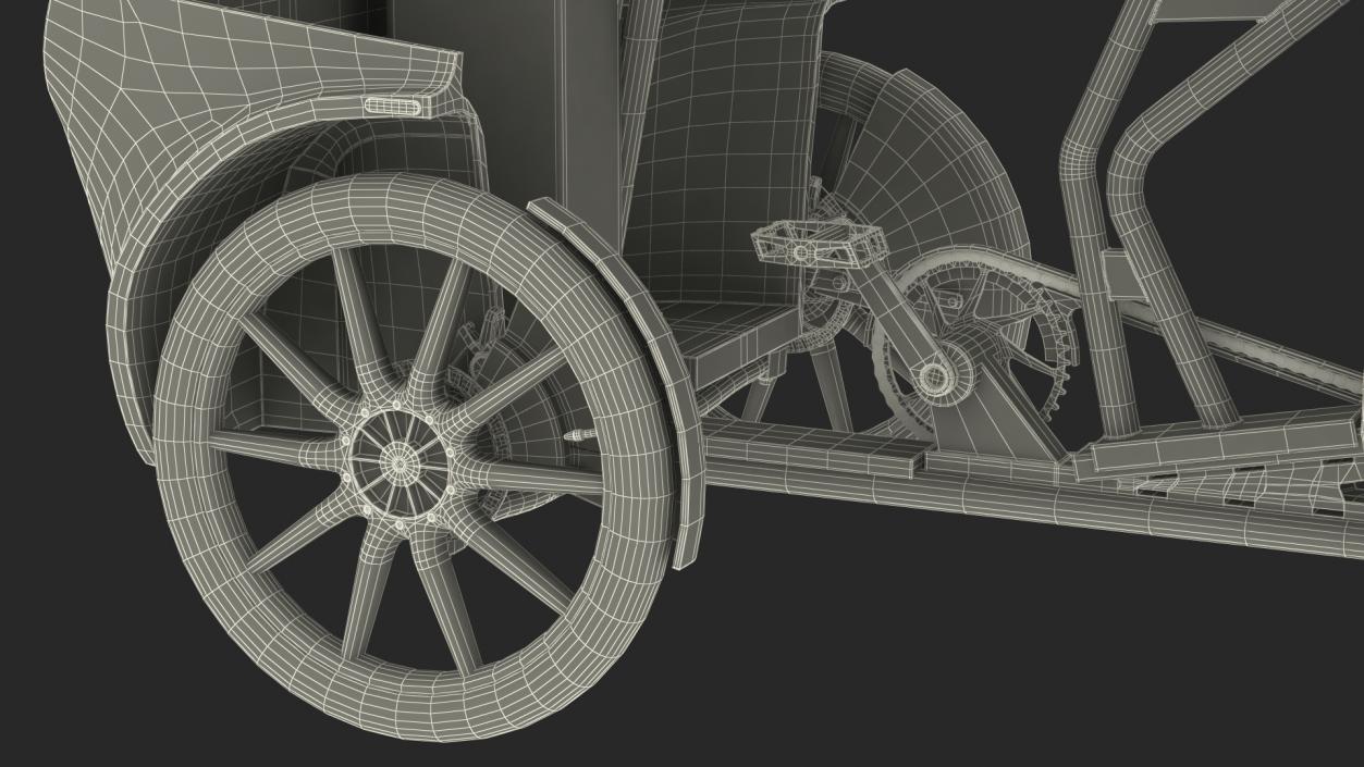 3D DPD Cargo Bike EAV model