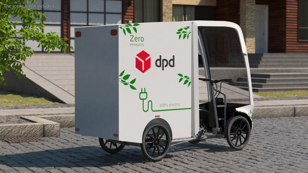 3D DPD Cargo Bike EAV model