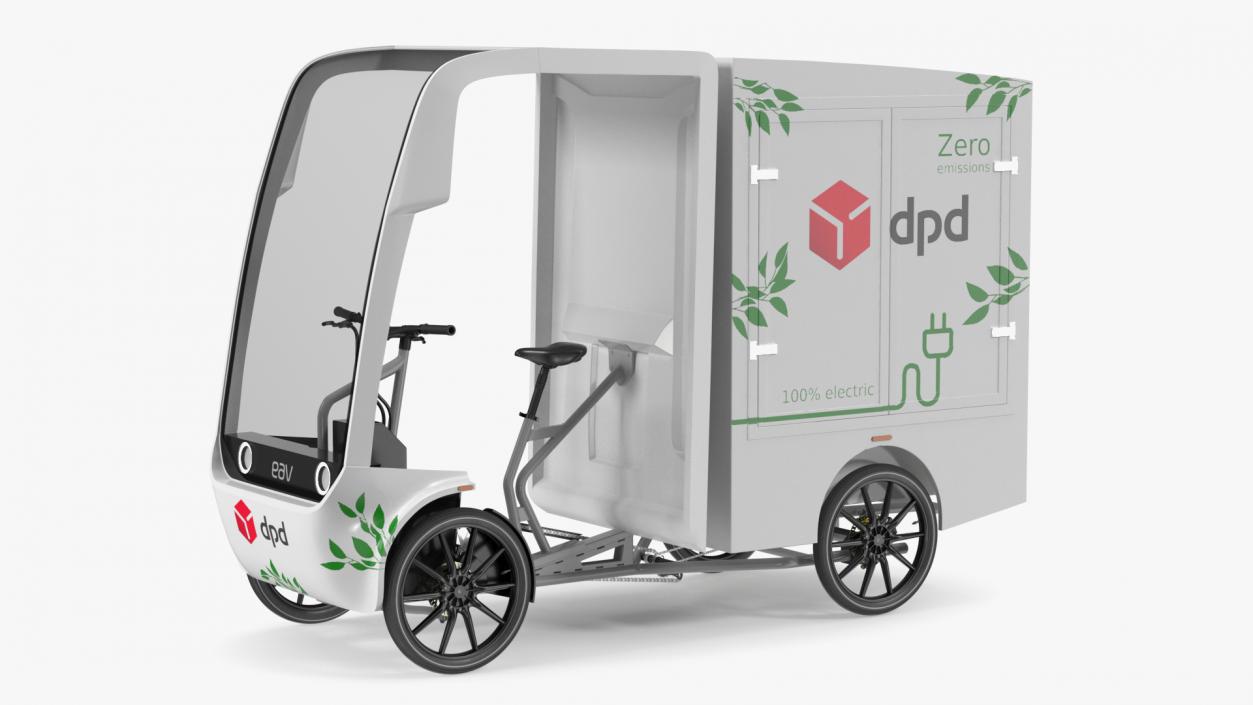 3D DPD Cargo Bike EAV model