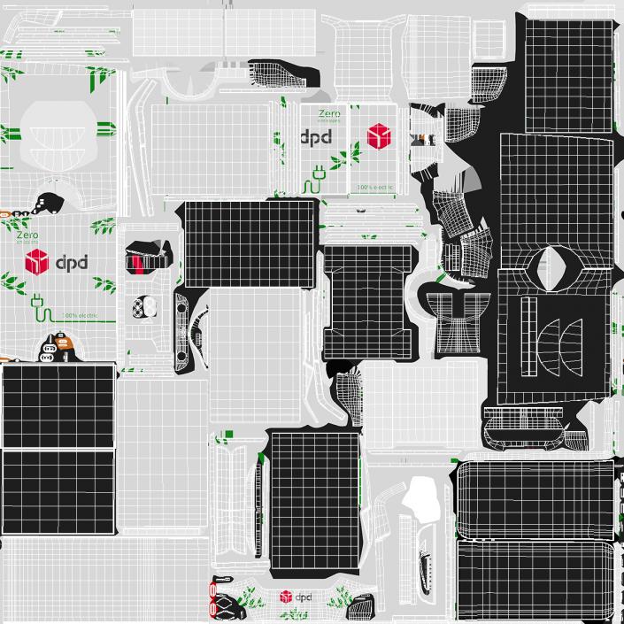 3D DPD Cargo Bike EAV model