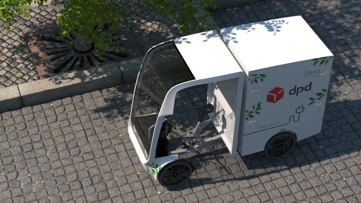 3D DPD Cargo Bike EAV model