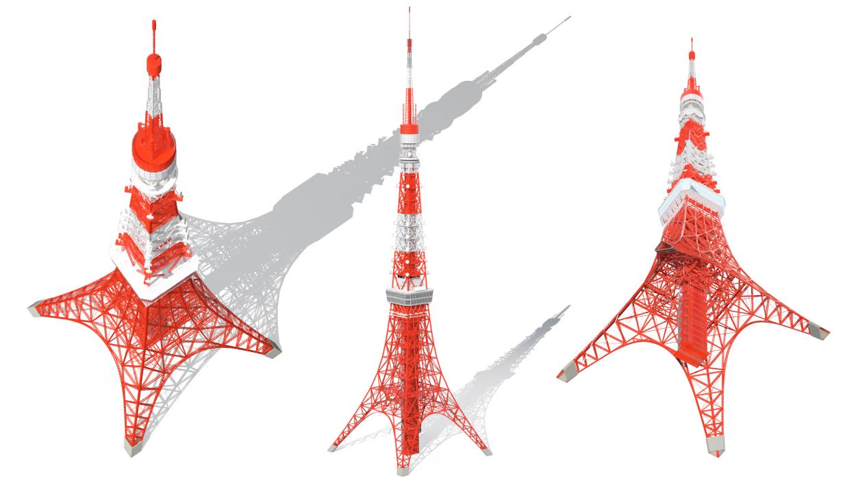 3D Tokyo Tower Structure 2 model