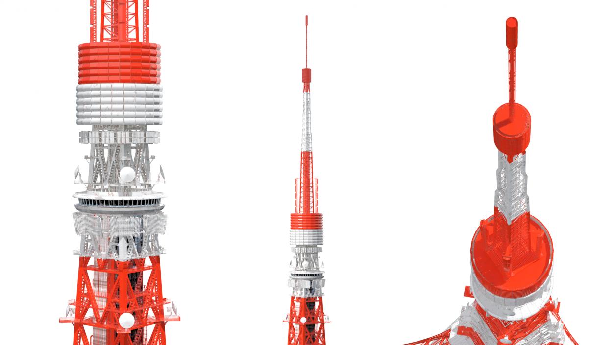 3D Tokyo Tower Structure 2 model