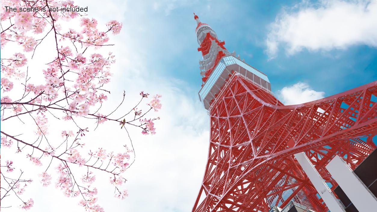 3D Tokyo Tower Structure 2 model