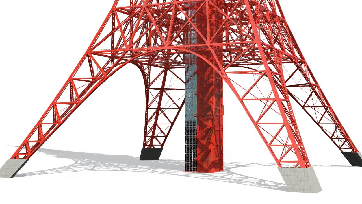 3D Tokyo Tower Structure 2 model