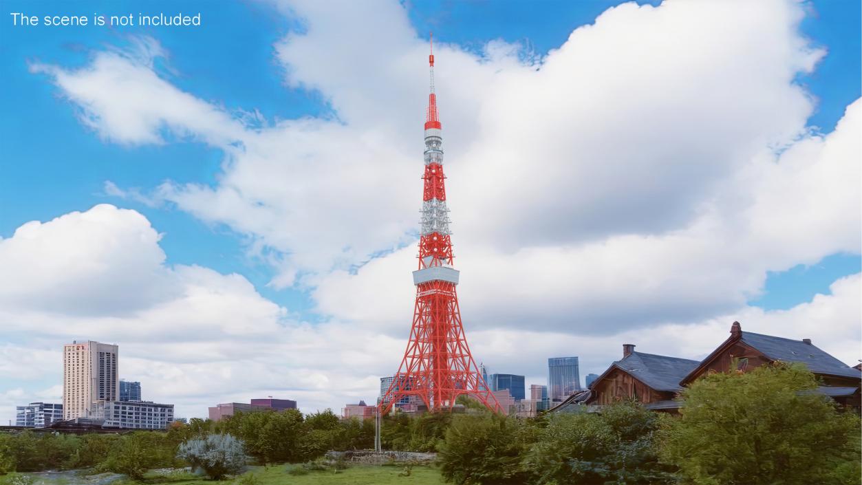 3D Tokyo Tower Structure 2 model