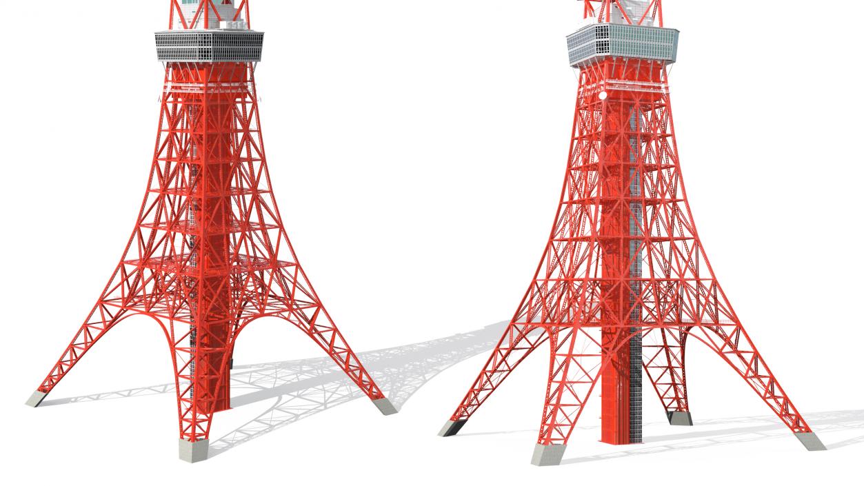 3D Tokyo Tower Structure 2 model