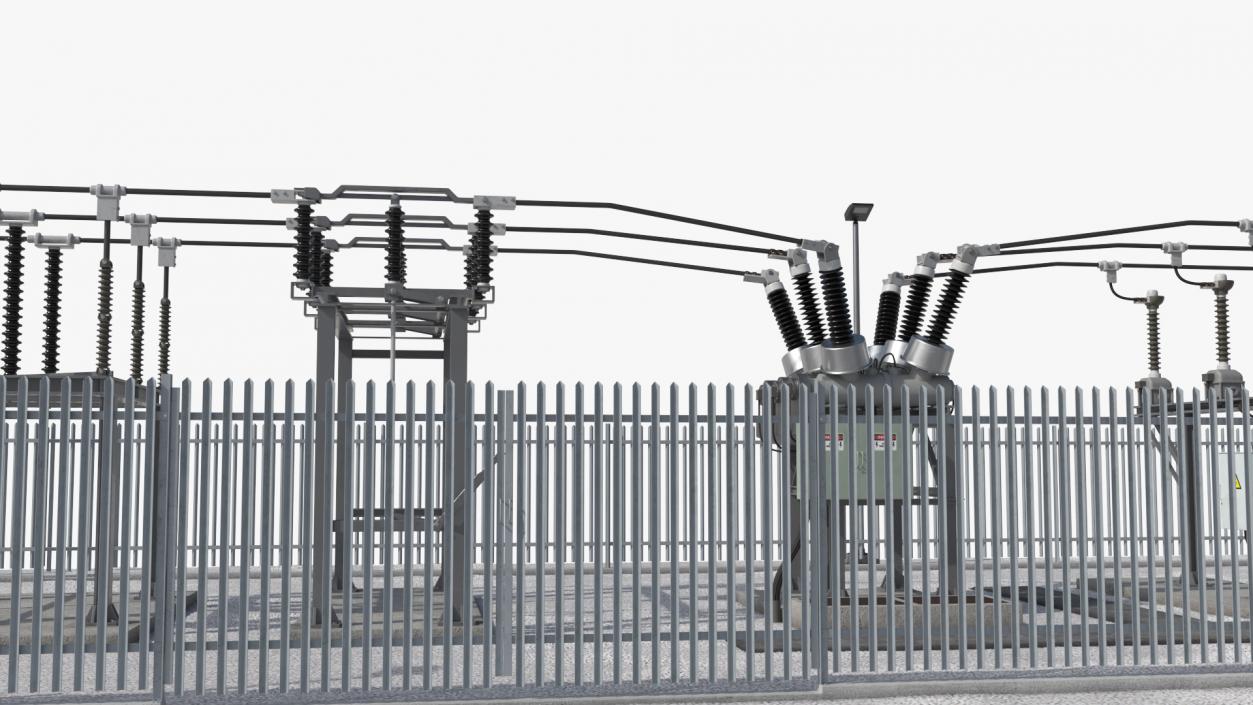 3D Wind Power Station model