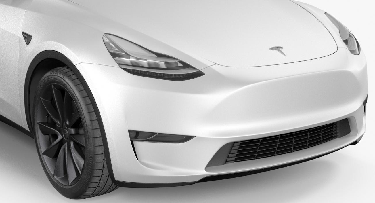 Tesla Model Y Simple Interior 3D model