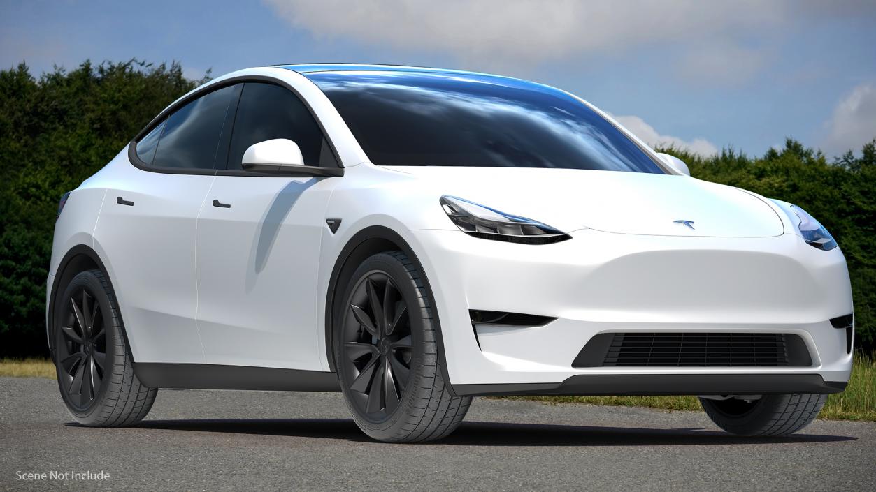 Tesla Model Y Simple Interior 3D model