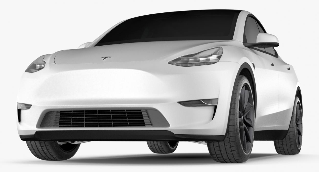 Tesla Model Y Simple Interior 3D model