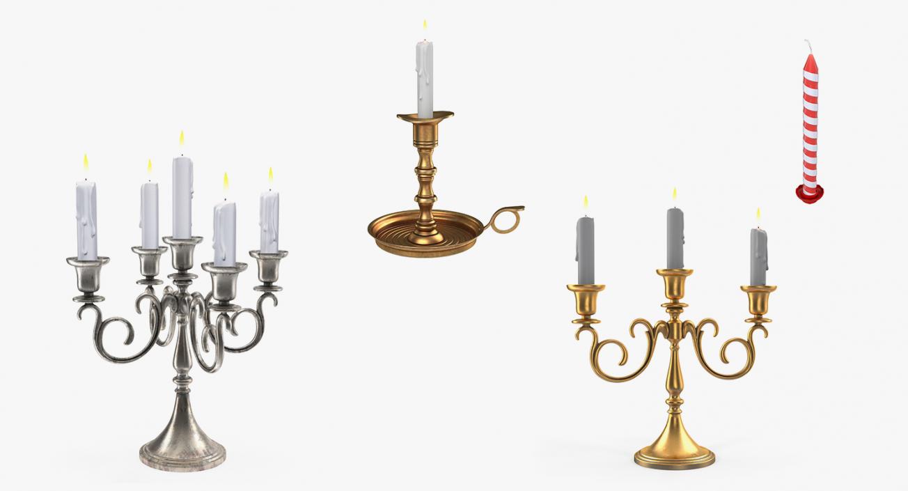 3D model Candle Holders 3D Models Collection