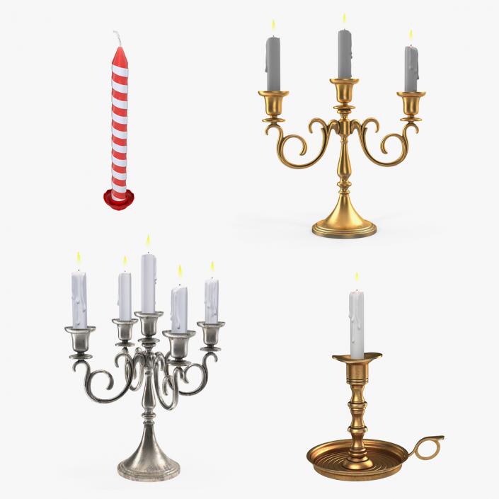 3D model Candle Holders 3D Models Collection