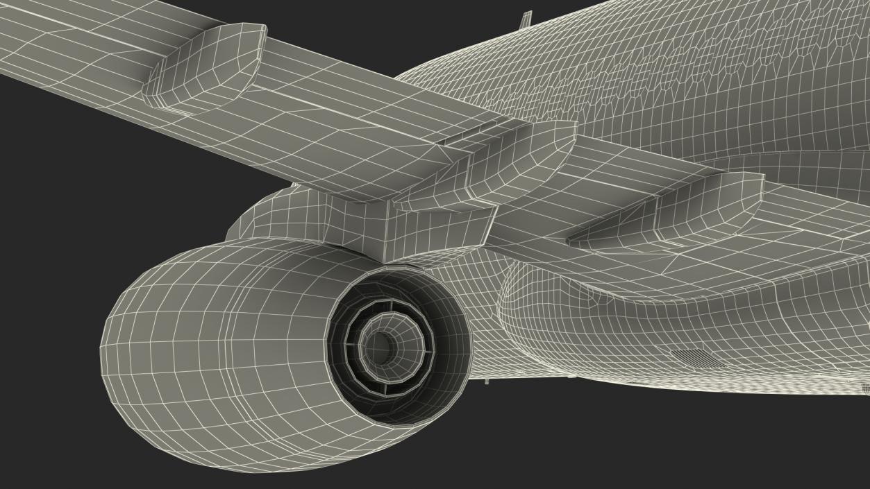 3D Sukhoi Superjet 100 with Saberlets Flight