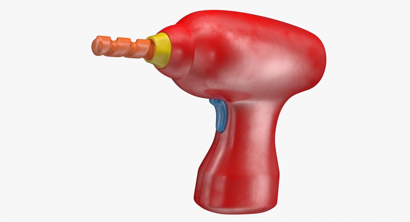 Plastic Toy Drill 3D