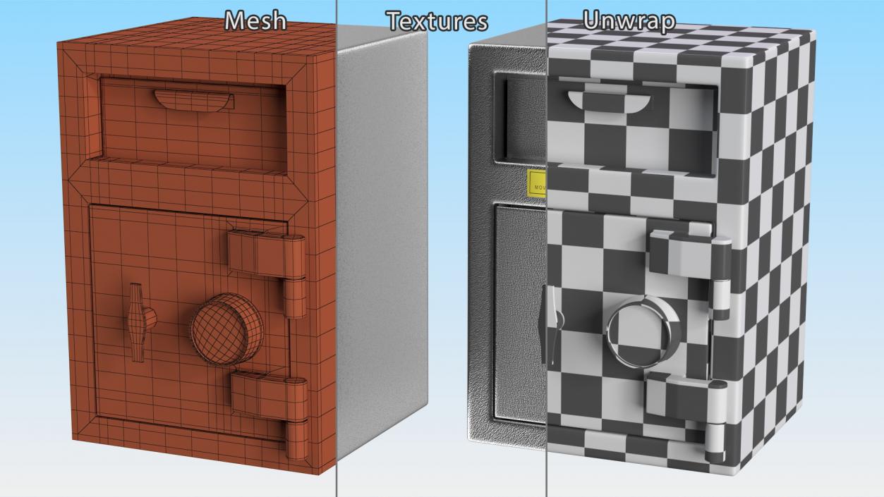 3D Safes Collection 8 model