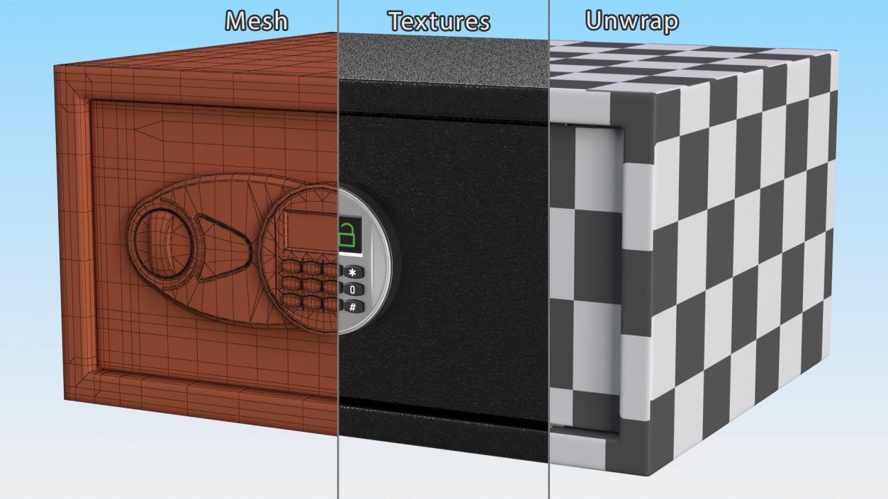 3D Safes Collection 8 model