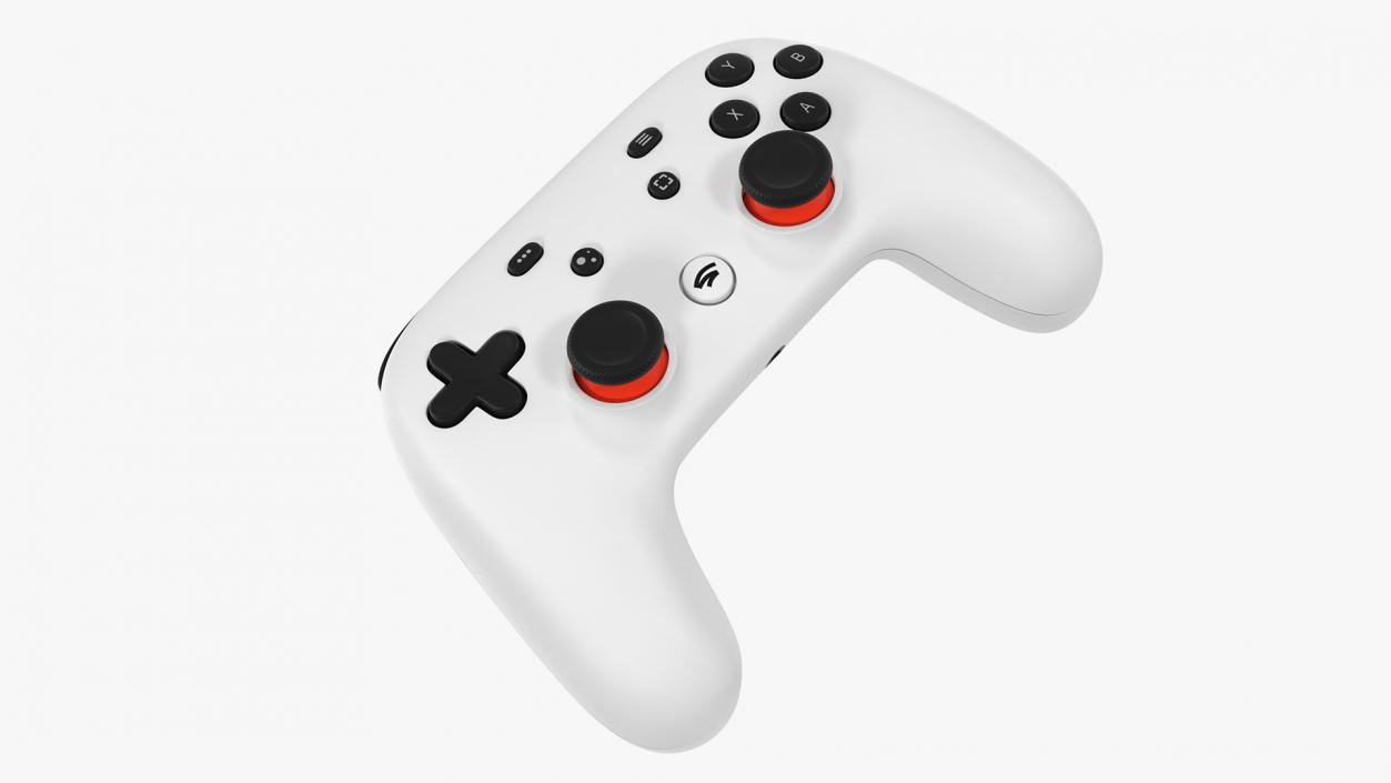 3D model White Google Stadia Controller