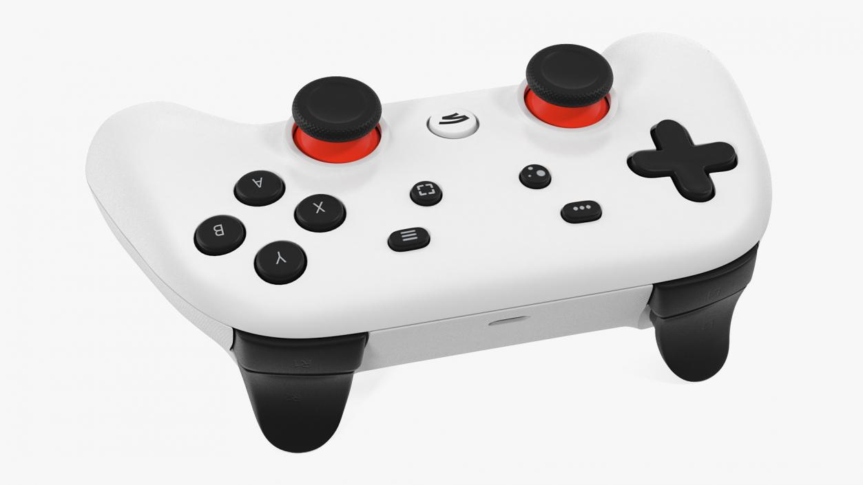 3D model White Google Stadia Controller