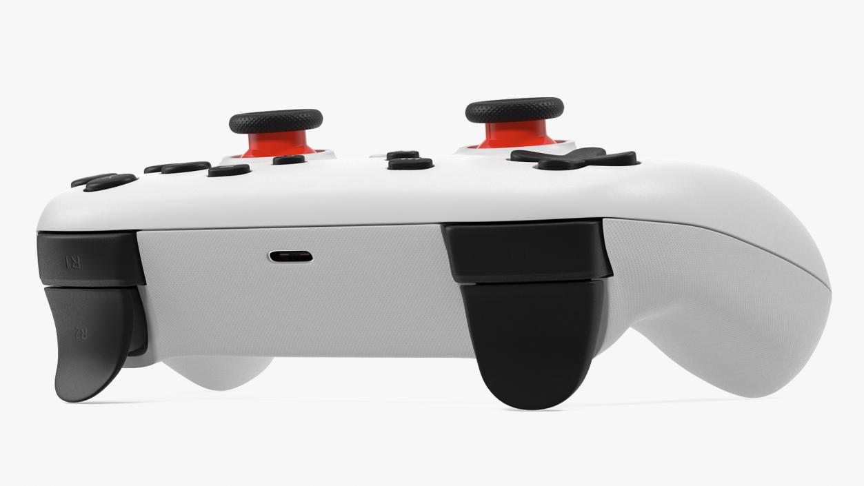 3D model White Google Stadia Controller