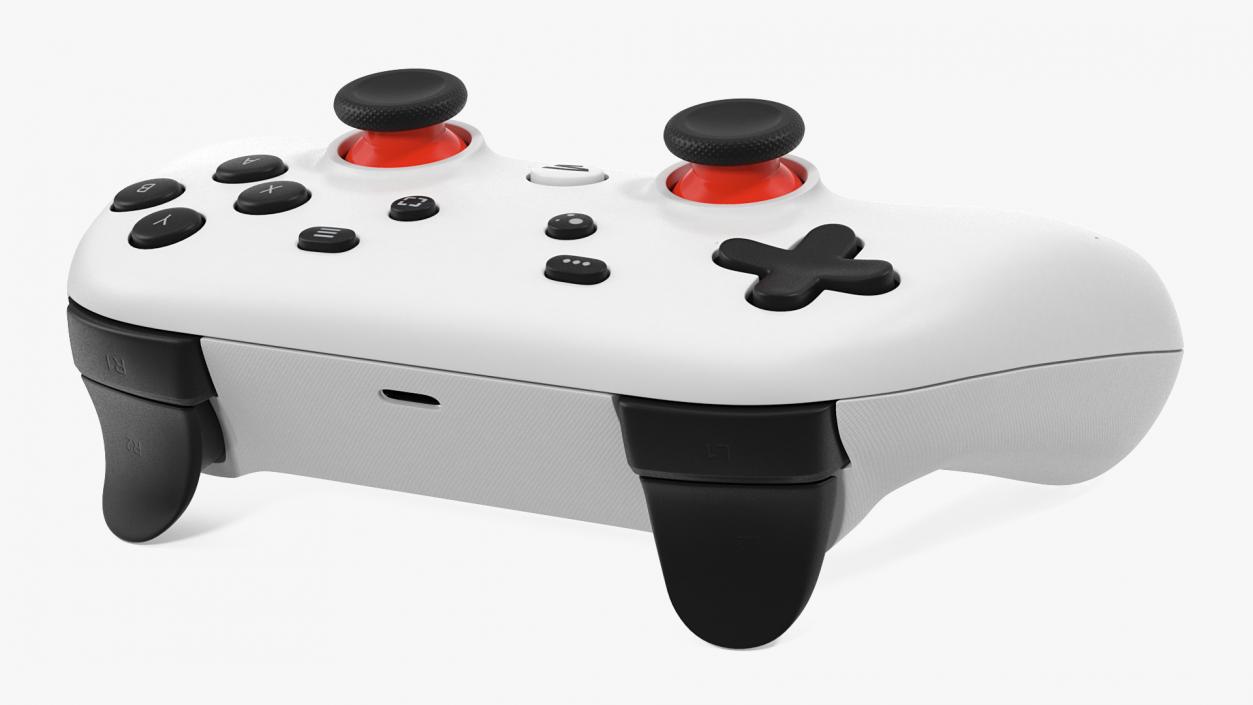 3D model White Google Stadia Controller