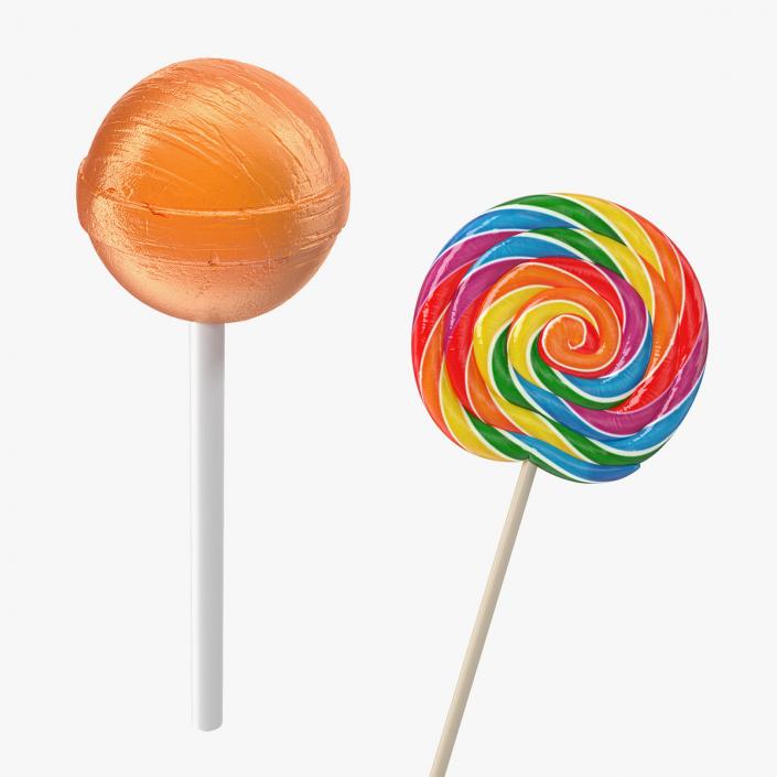 3D model Lollipops Collection